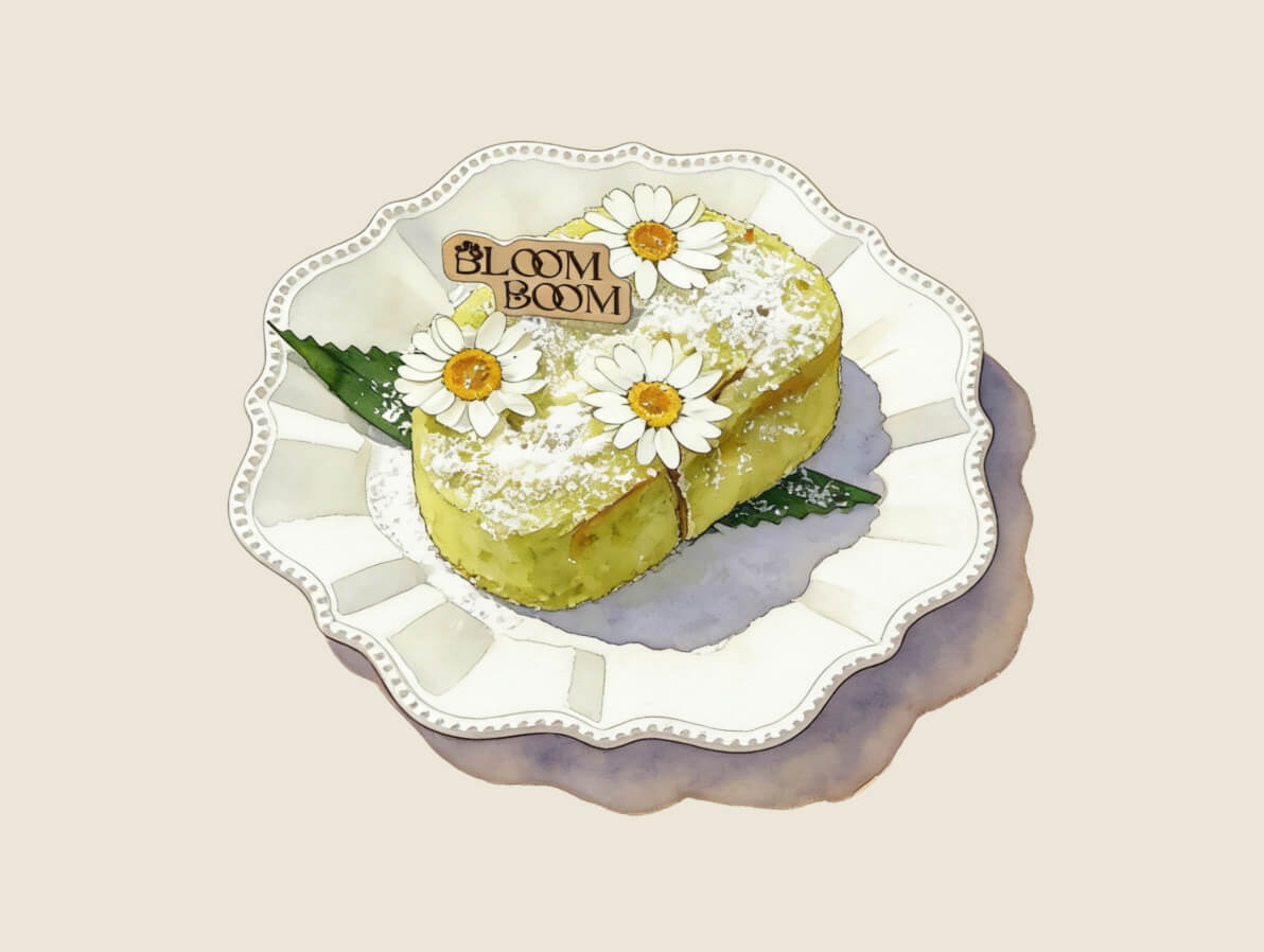Pandan Coconut Roll