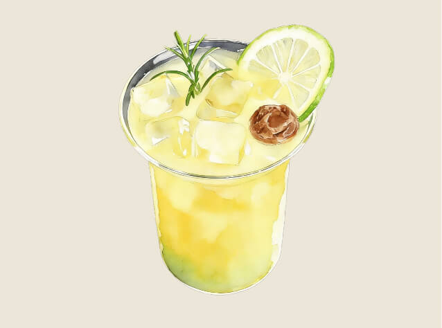 Sparkling Salted Plum Lemonade