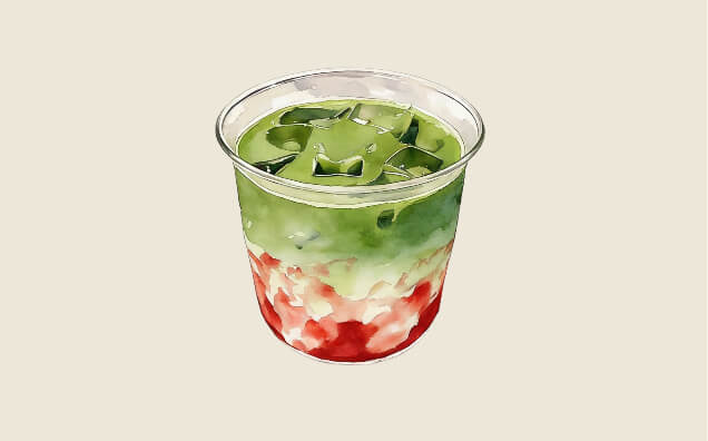 Strawberry Matcha Milk